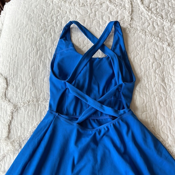 Halara Blue Dress with Shorts - Picture 2 of 3